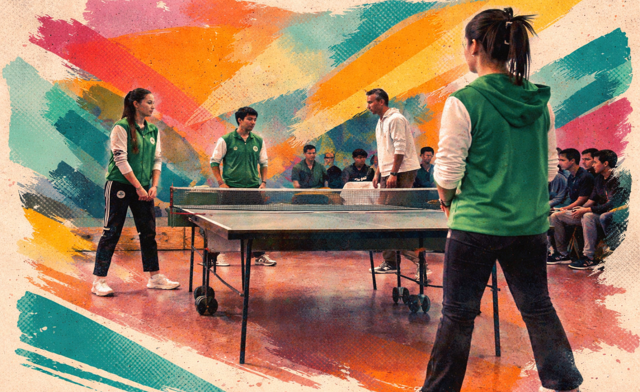 Παναθηναϊκός: Η «πράσινη» επίσκεψη στο 2ο Λύκειο Λιβαδειάς και το πινγκ πονγκ με τους μαθητές