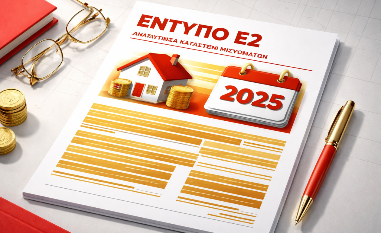 Φορολογικές δηλώσεις 2026: Οι νέοι κωδικοί στο Ε2 που φέρνουν φοροαπαλλαγές στα ενοίκια