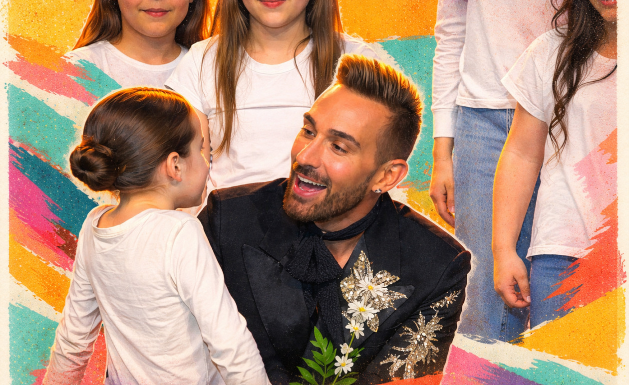 J2US: Η συγκλονιστική έναρξη με παιδιά και το μήνυμα ειρήνης του Νίκου Κοκλώνη