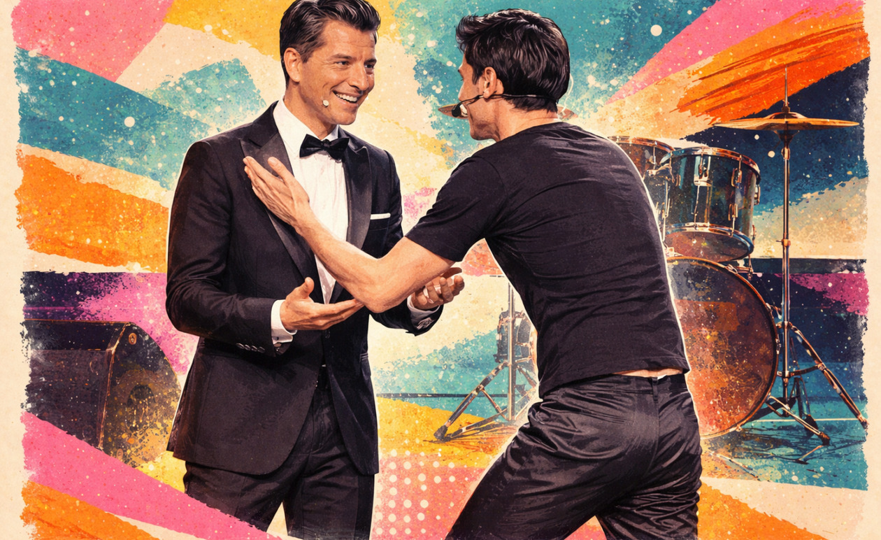 YFSF: Η επική συνάντηση του Σάκη Ρουβά με τον 25 χρόνια νεότερο εαυτό του στην πρεμιέρα του ΑΝΤ1