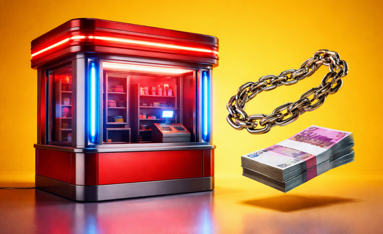 Ομόνοια: Άγρια ληστεία σε περίπτερο με επίθεση πιτμπούλ και τραυματισμό υπαλλήλου