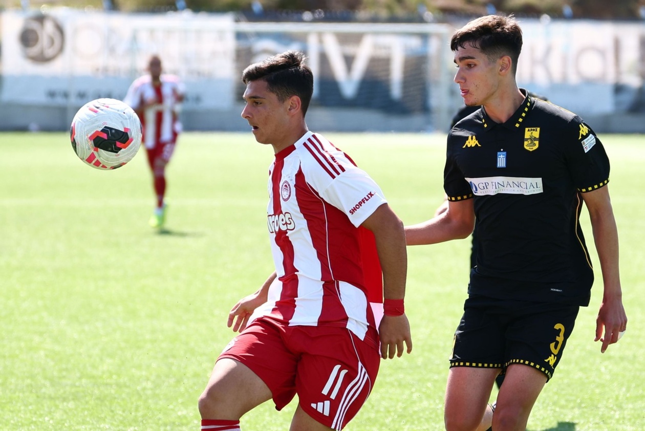 Ολυμπιακός Κ19: Σπουδαίο διπλό επί του Άρη – Πρωταγωνιστής ο Μίλισιτς