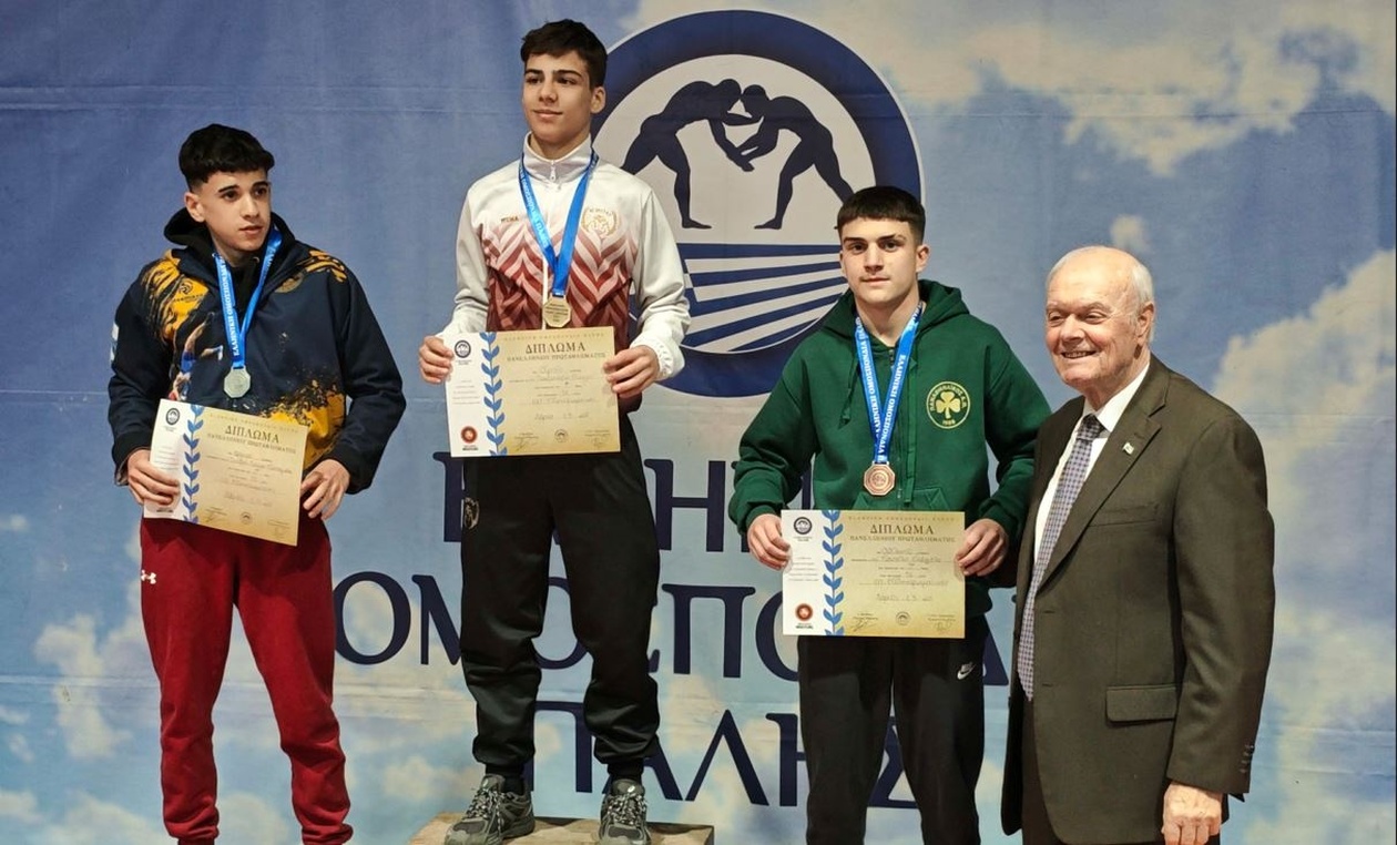 Παναθηναϊκός: Ασημένιο και χάλκινο μετάλλιο στο Πανελλήνιο Πρωτάθλημα Πάλης Κ17 στη Λάρισα