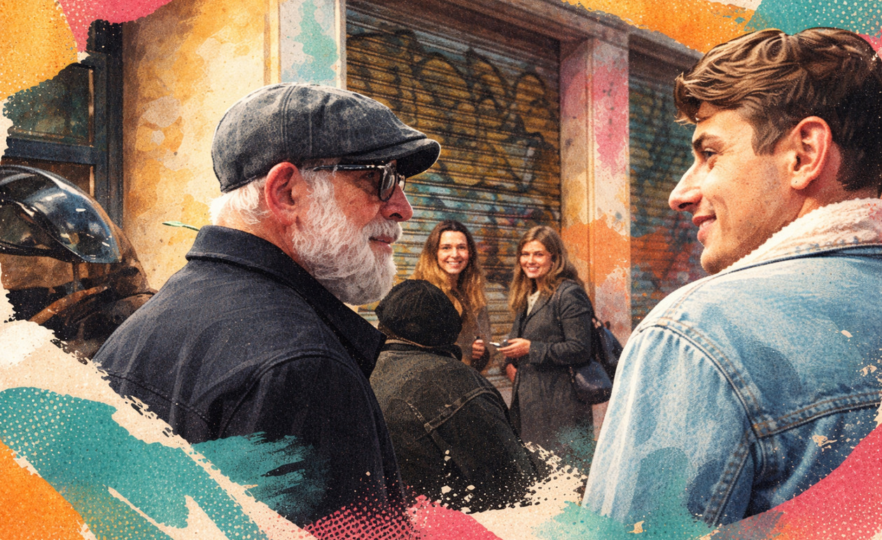 Πέτρος Φιλιππίδης: Η σπάνια βραδινή έξοδος στο θέατρο και η αινιγματική ατάκα σε ρεπόρτερ