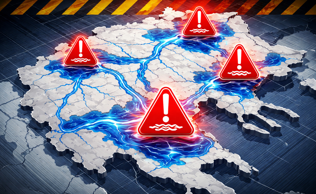 Κεντρική Μακεδονία: Ποιοι δρόμοι είναι κλειστοί σε Κιλκίς, Σέρρες και Χαλκιδική λόγω βροχοπτώσεων