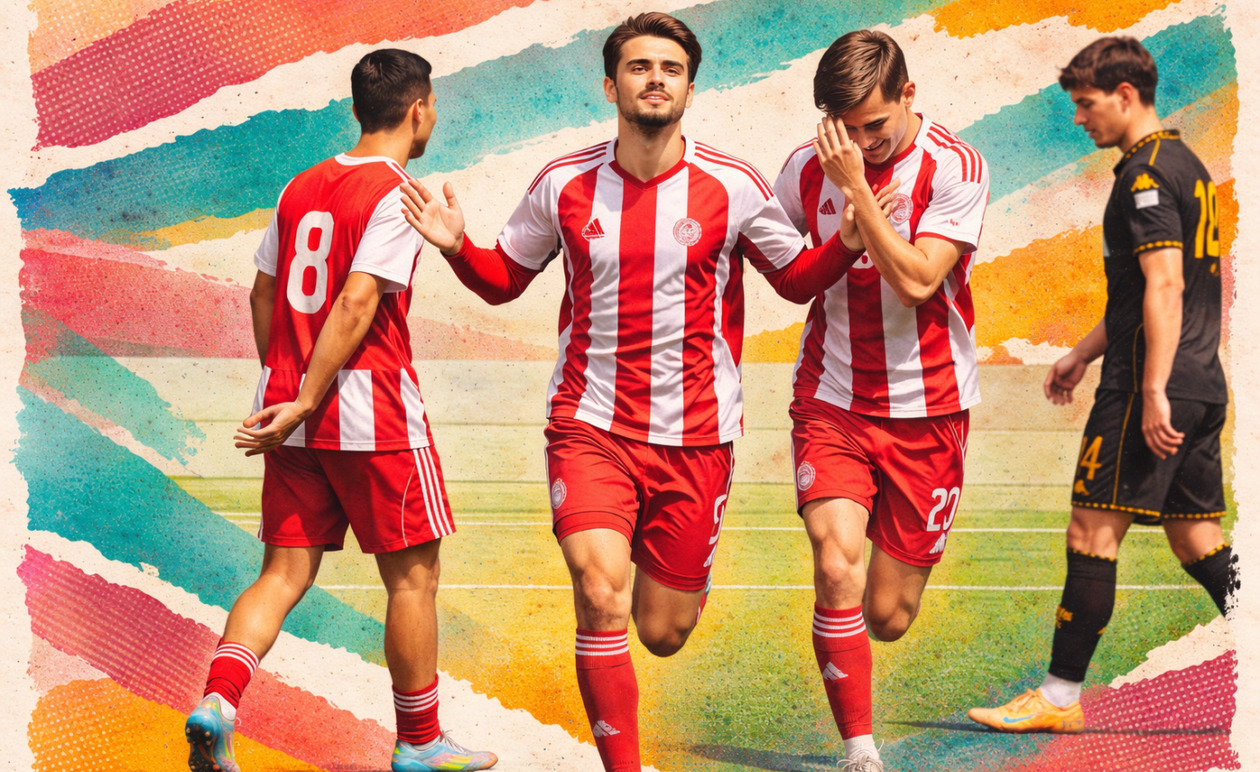 Ολυμπιακός Κ19: Σπουδαίο διπλό επί του Άρη – Πρωταγωνιστής ο Μίλισιτς