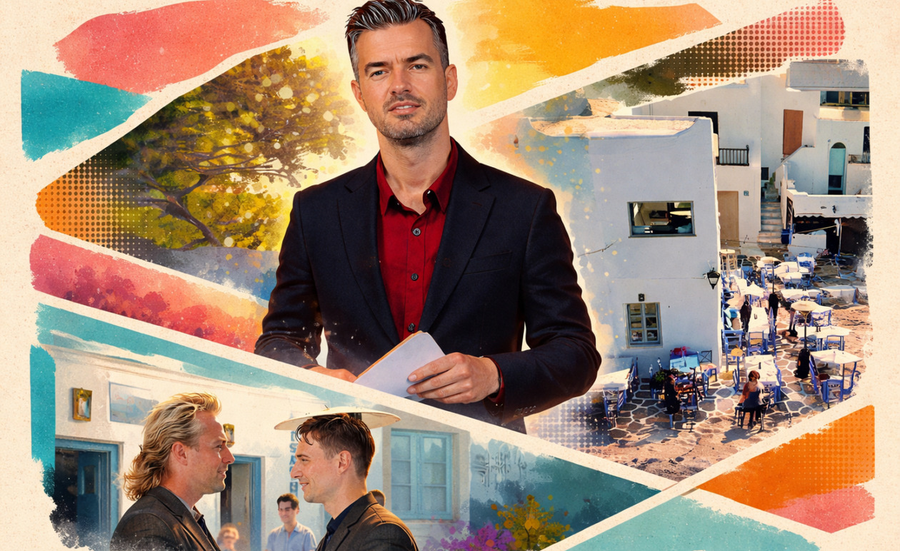 Γιάννης Τσιμιτσέλης: Το χιουμοριστικό σχόλιο για το «Proficiency» σε ζωντανή σύνδεση από την Πάρο