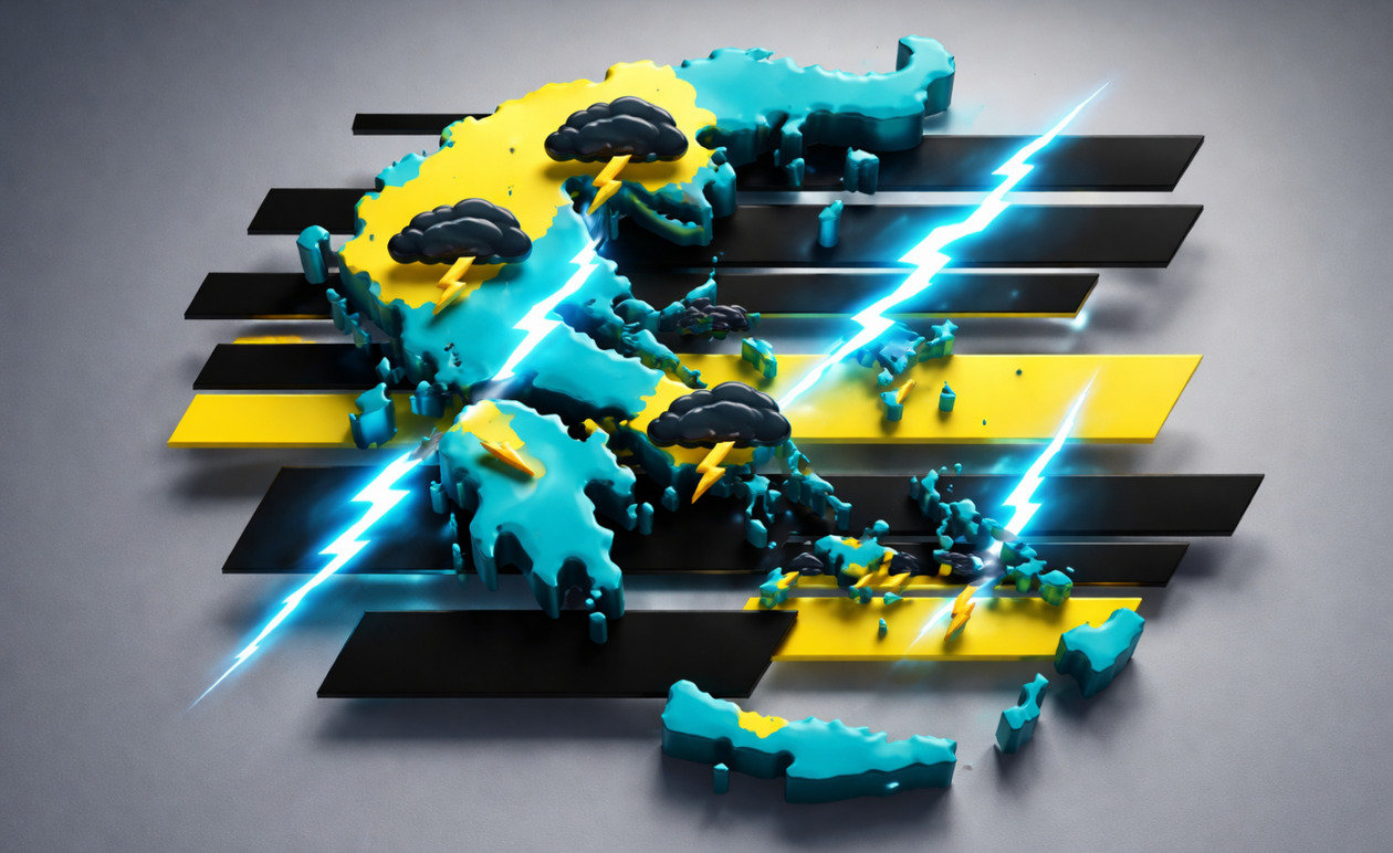 Ισχυρές καταιγίδες: Θυελλώδεις άνεμοι 9 μποφόρ και αφρικανική σκόνη την Πέμπτη