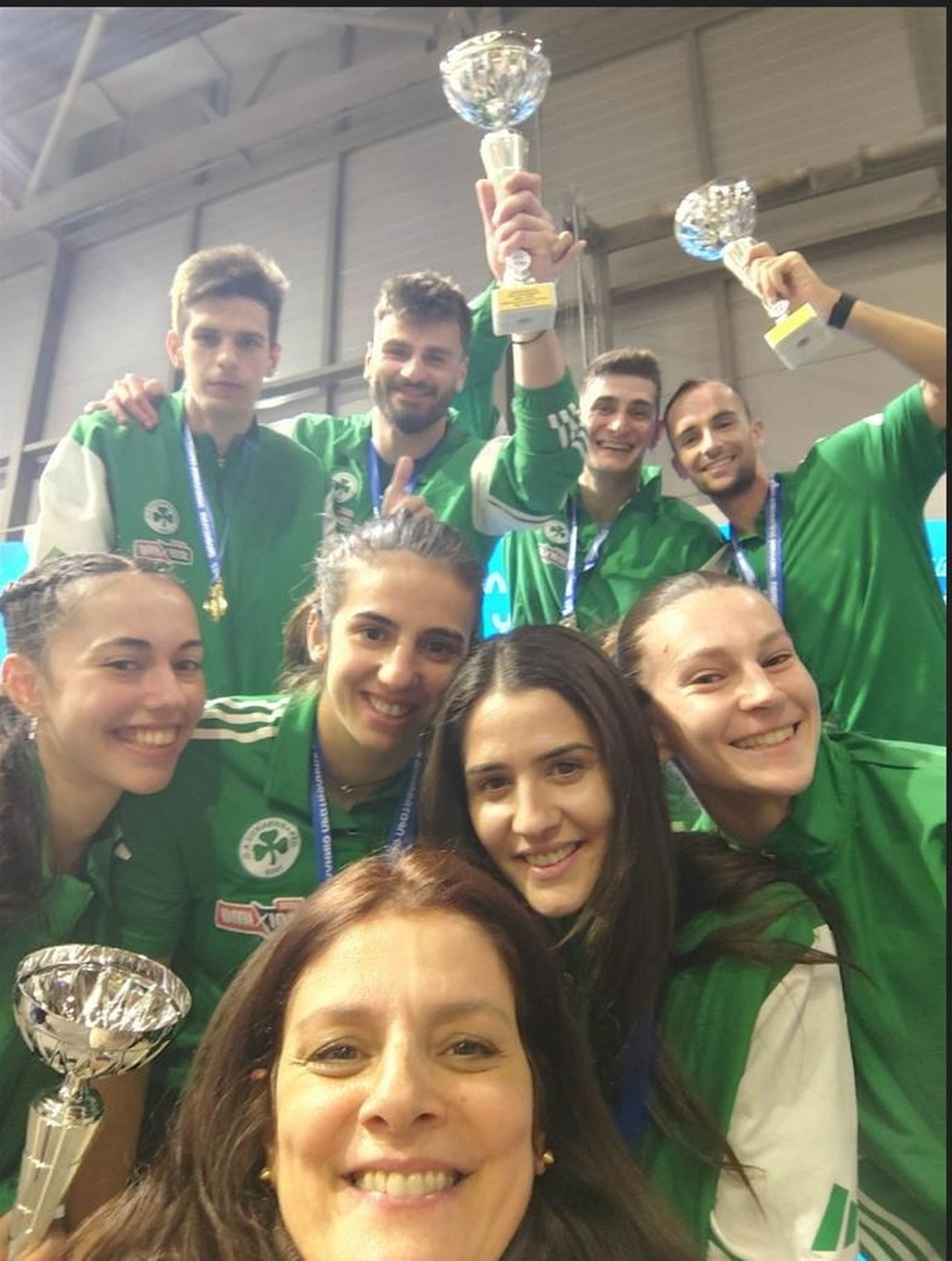 Παναθηναϊκός: Πρωταθλητής Ελλάδας σε άνδρες και γυναίκες στον κλειστό στίβο