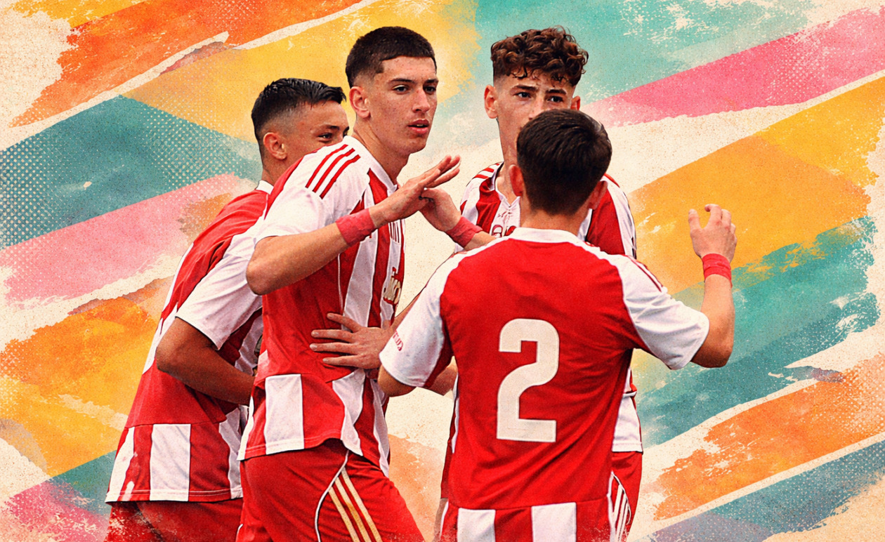Ολυμπιακός: Επιβλητική νίκη 4-0 επί του Λεβαδειακού για την Κ15