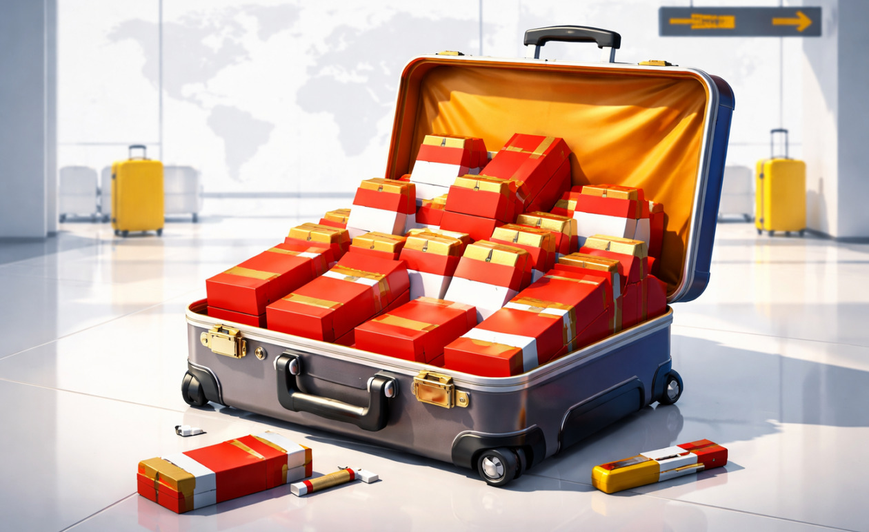 Ελ. Βενιζέλος: Σύλληψη δύο αλλοδαπών με 1.102 πακέτα λαθραία τσιγάρα από την Αίγυπτο