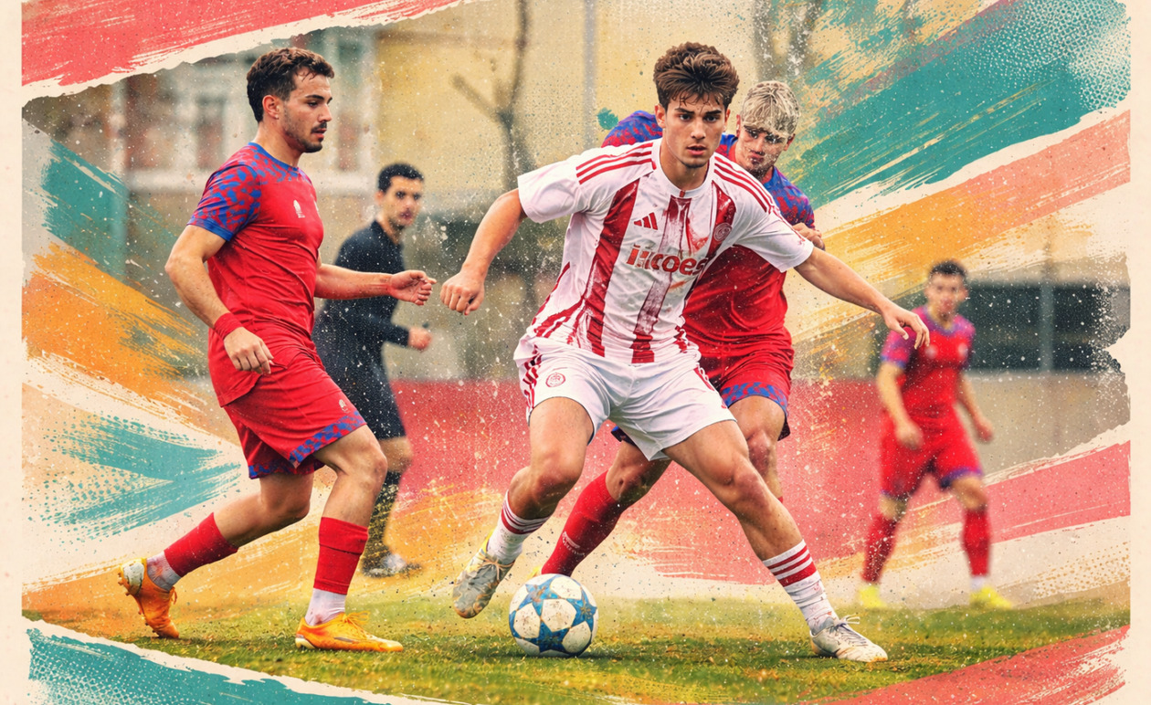 Ολυμπιακός: Ισοπαλία 3-3 για την Κ19 κόντρα στον Βόλο στο Ρέντη