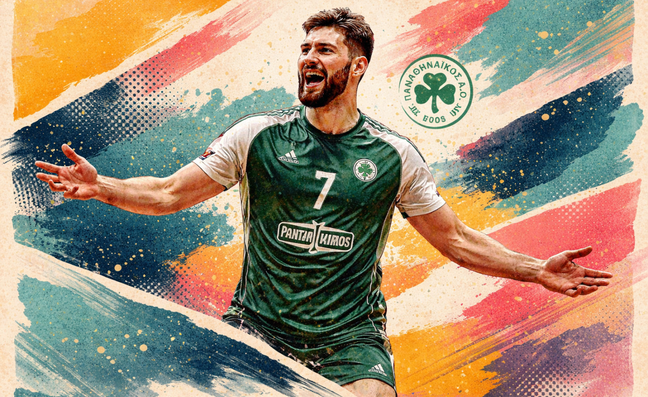 Παναθηναϊκός: Ο Ντμίτρο Γιάντσουκ αναδείχθηκε MVP της 14ης αγωνιστικής στη Volley League