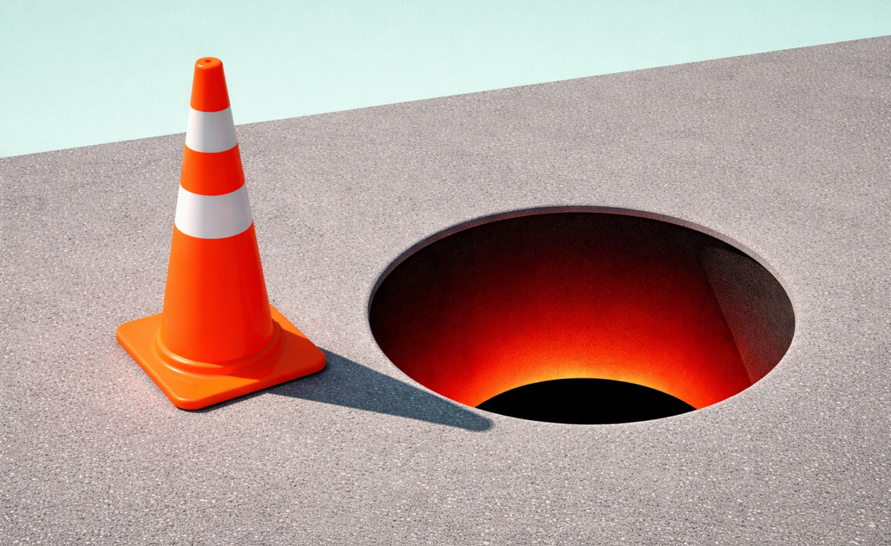 Λεωφόρος Συγγρού: Τρύπα στο οδόστρωμα από σπασμένο αγωγό – Προβλήματα στην Καλλιθέα