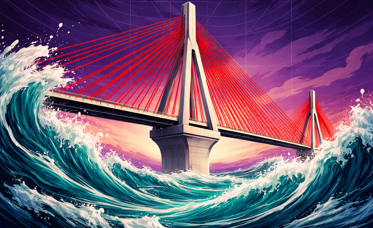 Γέφυρα Ρίου – Αντιρρίου: Θυελλώδεις άνεμοι 11 μποφόρ και απαγόρευση διέλευσης για φορτηγά και δίκυκλα