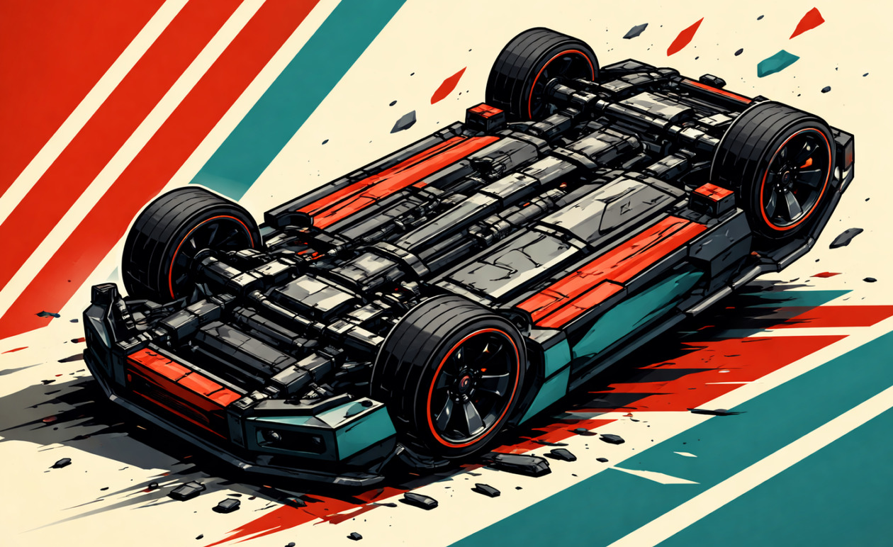 Τροχαίο στην Ιχθυόσκαλα Κερατσινίου: Αυτοκίνητο αναποδογύρισε στον περιφερειακό Δραπετσώνας