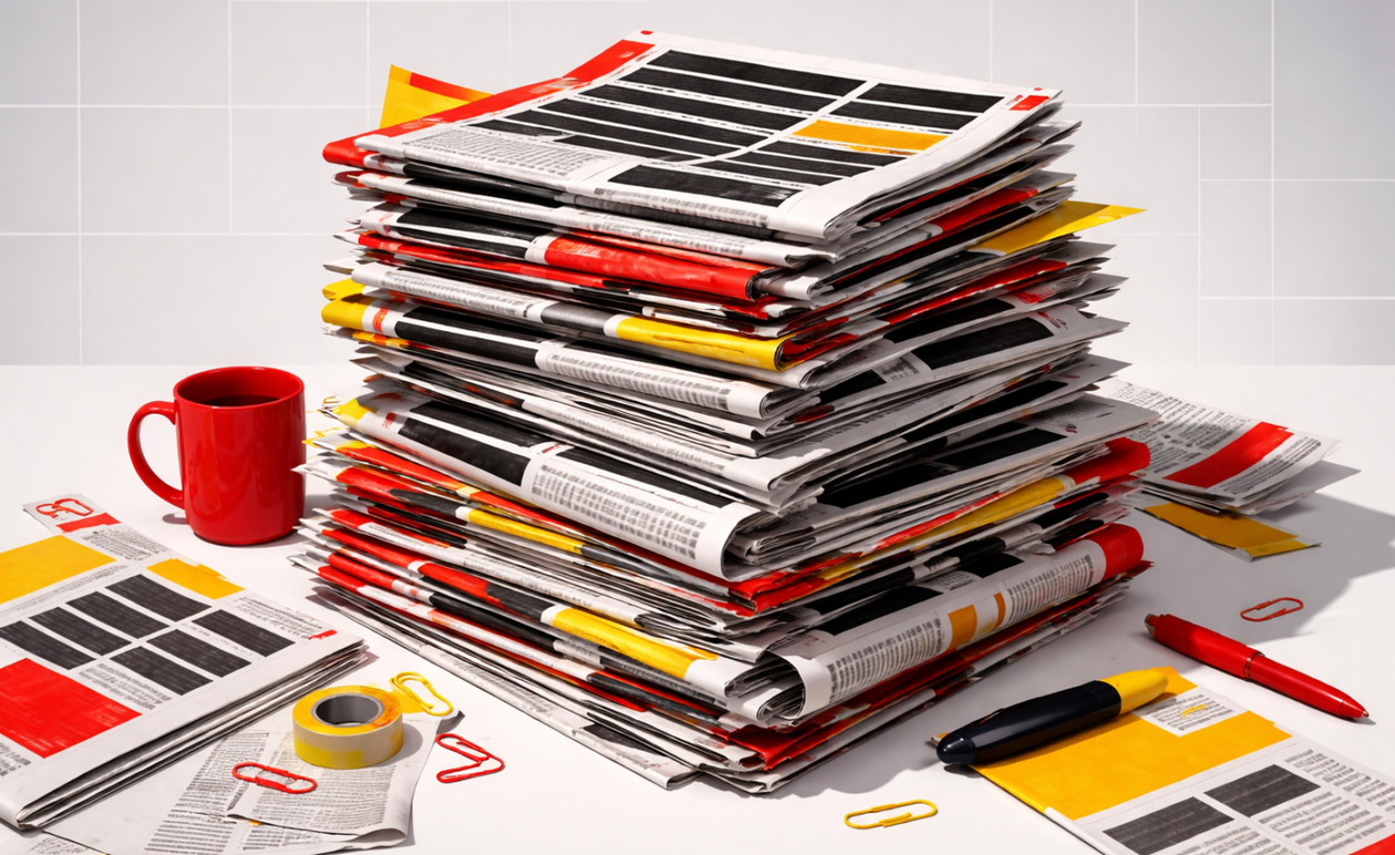 ΕΛΣΤΑΤ: Κατάρρευση του έντυπου Τύπου με βουτιά 11,7% στις πωλήσεις εφημερίδων το 2025