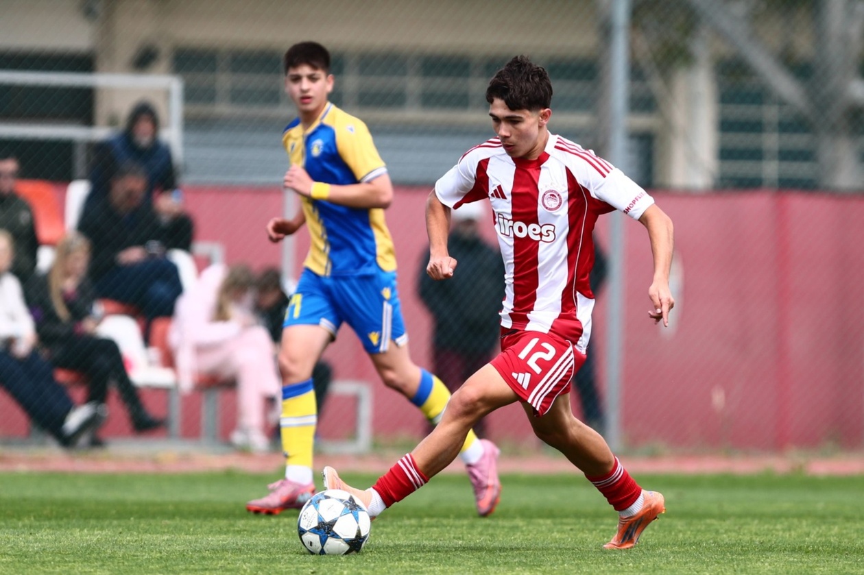 Ολυμπιακός Κ17: Επιβλητική νίκη 5-0 επί του Αστέρα Τρίπολης στο Ρέντη