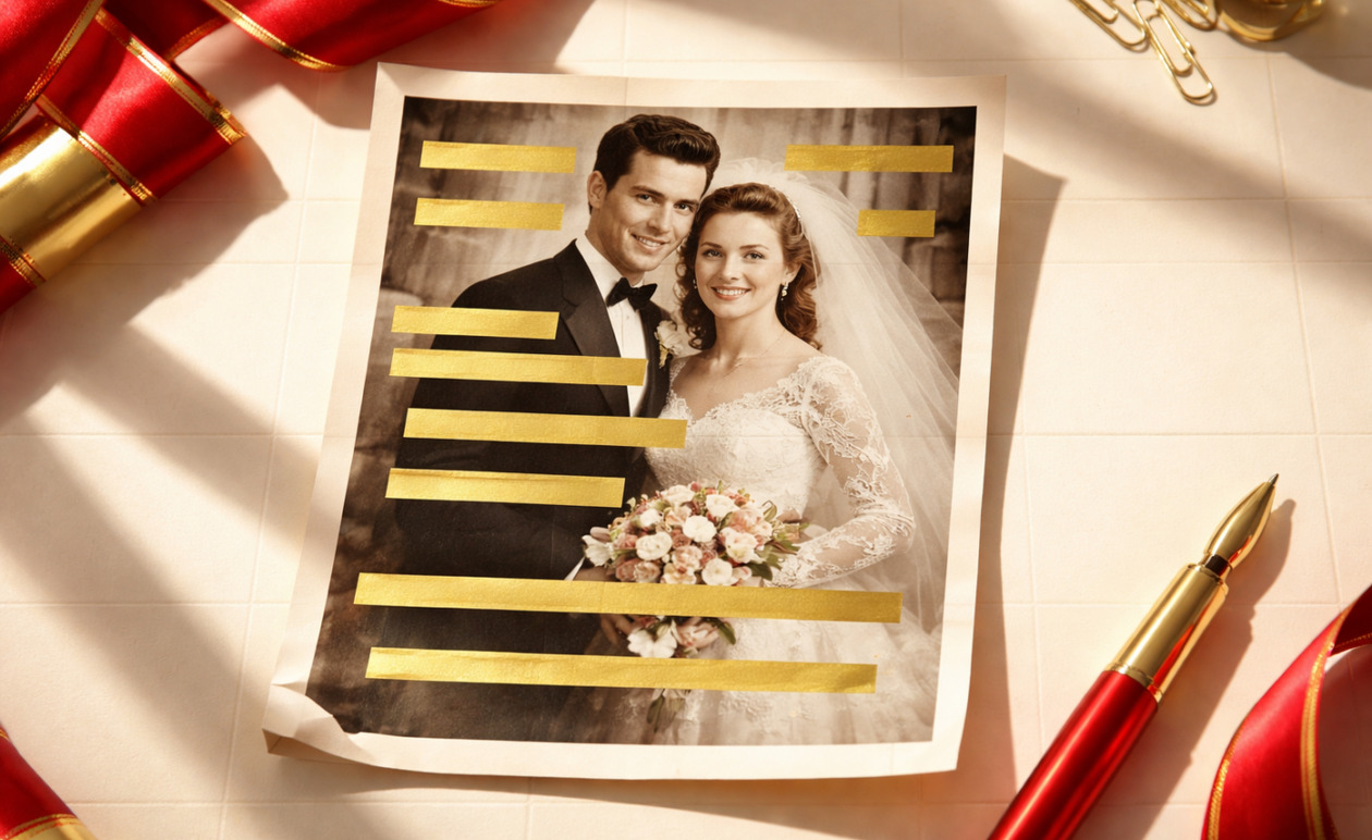 Η φωτογραφία γάμου των γονιών μου: Το σκληρό μάθημα της βεβαιότητας που οδηγεί στην κατάρρευση