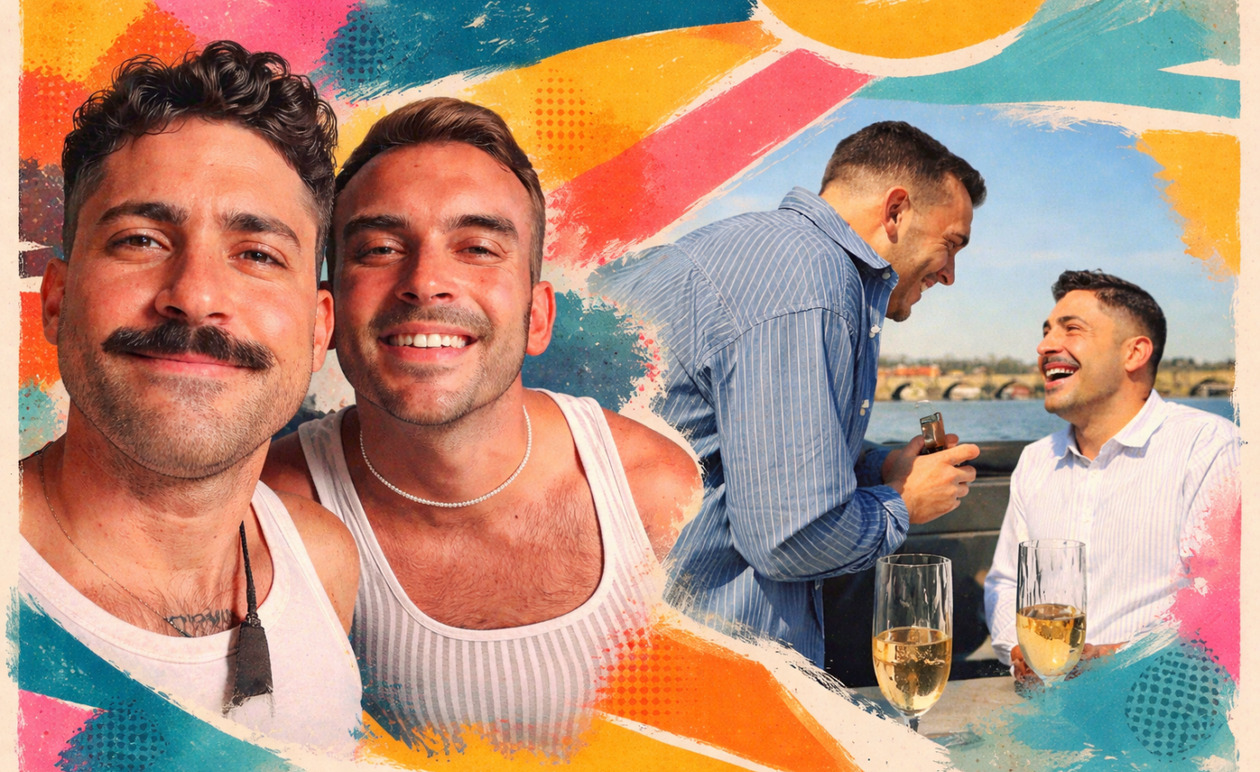 Ιάσονας Μανδηλάς: Η ρομαντική πρόταση γάμου στον σύντροφό του στην Πράγα