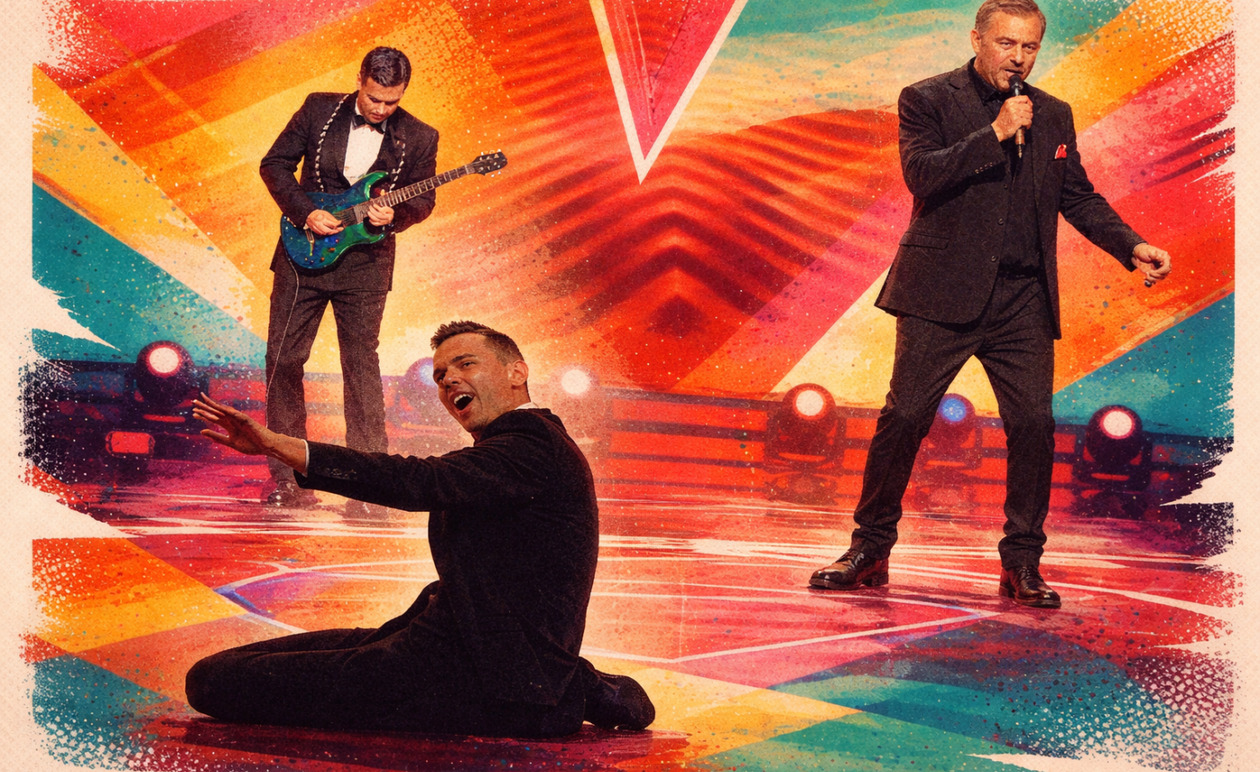 The Voice: Το ατύχημα του Γιώργου Καπουτζίδη στο ρεβεγιόν – Η ατάκα για το σκισμένο παντελόνι