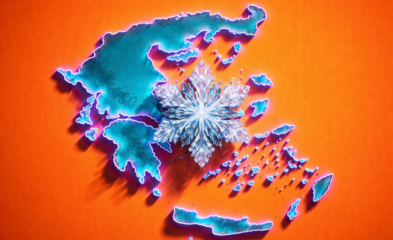 Λευκή Πρωτοχρονιά στο Αιγαίο: Χιόνια σε Λήμνο, Λέσβο και Κυκλάδες