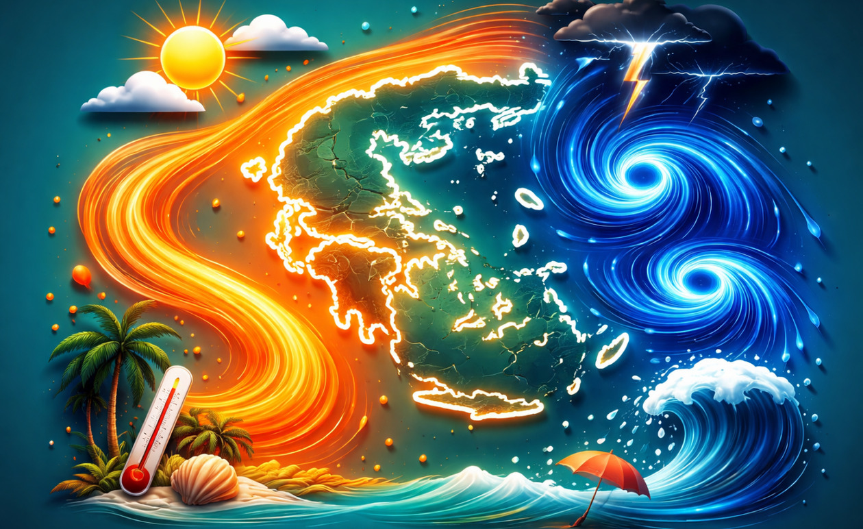 Κακοκαιρία και αφρικανική σκόνη: Οι νέες συστάσεις της Πολιτικής Προστασίας για την Κυριακή