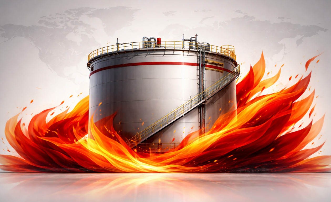 Βόλγκογκραντ: Πυρκαγιά σε αποθήκη πετρελαίου μετά από ουκρανική επίθεση με drones