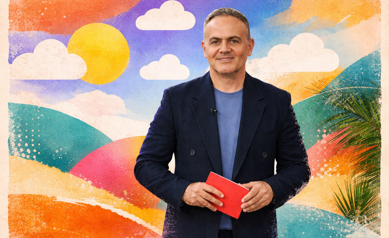 Ζω καλά: Η Μάρα Δαρμουσλή και ο Κώστας Κρομμύδας στον Μιχάλη Κεφαλογιάννη