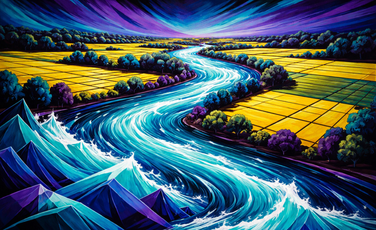 Λάρισα: Υπερχείλισε ο Πηνειός – Συναγερμός για πλημμύρες σε αγροτικές εκτάσεις