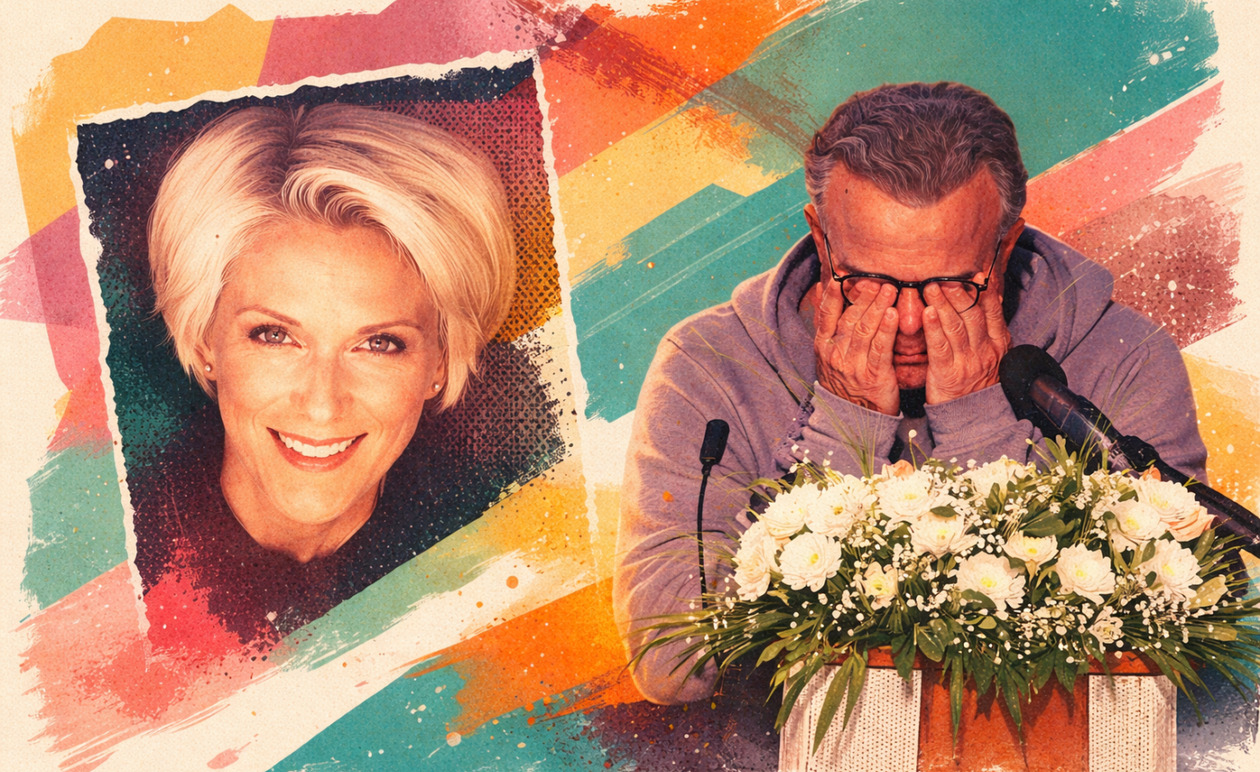 Καίτη Κωνσταντίνου: Λύγισε ο Μιχάλης Ρέππας στο μνημόσυνο για τον έναν χρόνο από τον θάνατό της