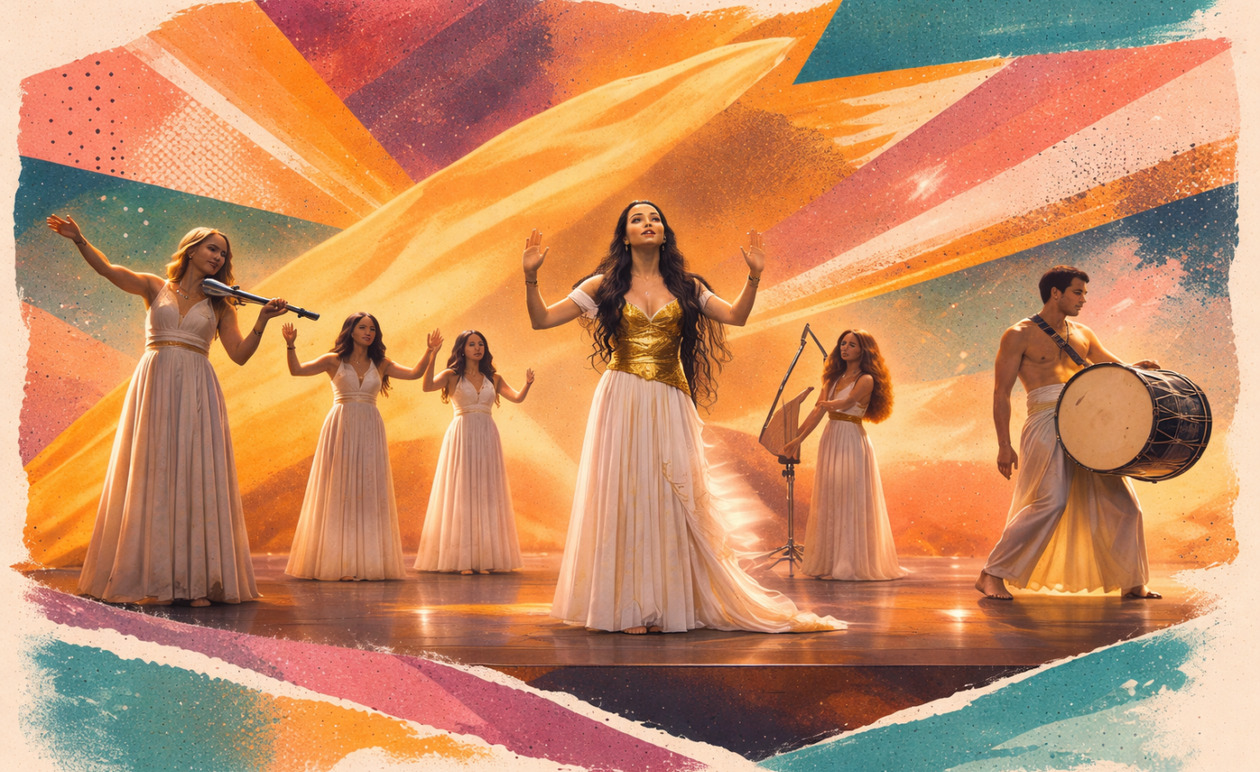 Eurovision 2026: Η Μαρίκα εντυπωσίασε με τις «Κόρες του Ήλιου» και την αρχαιοελληνική αισθητική