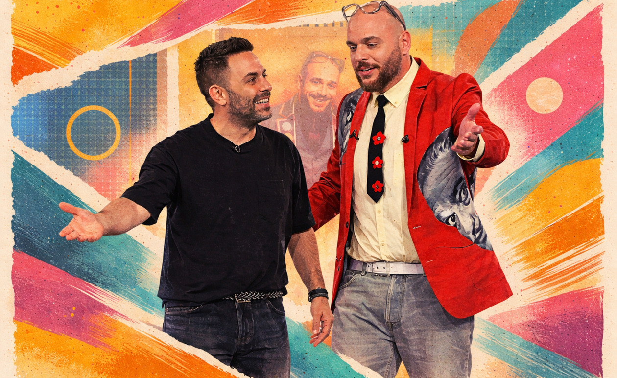 Στην αγκαλιά του Φάνη: Ο Γιάννης Στάνκογλου και ο Γιώργος Γιαννιάς σε μια βραδιά γεμάτη αποκαλύψεις