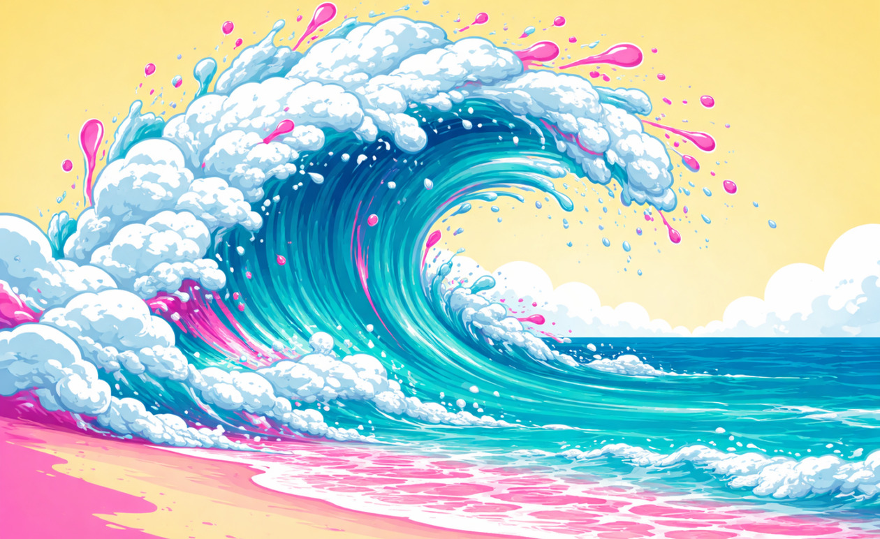 Παλαιόχωρα Χανίων: Λευκοί αφροί κάλυψαν την παραλία Κριός μετά τη σφοδρή κακοκαιρία