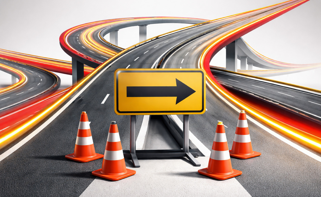 Αθηνών-Λαμίας: Κυκλοφοριακές ρυθμίσεις στον κόμβο Μαρκοπούλου Ωρωπού από τις 30 Μαρτίου