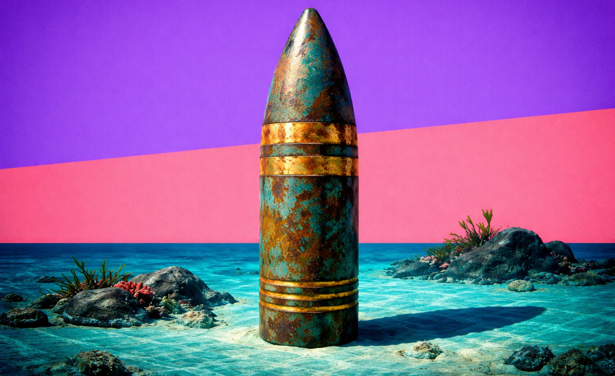 Θεσσαλονίκη: Εντοπίστηκε οβίδα του Β’ Παγκοσμίου Πολέμου στον βυθό του λιμανιού