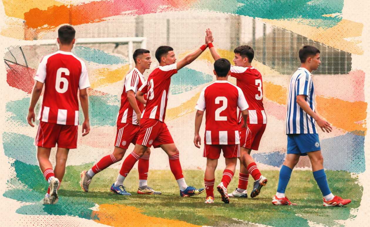 Ολυμπιακός Κ15: Άνετη επικράτηση με 4-1 επί του Ατρόμητου στο Ρέντη