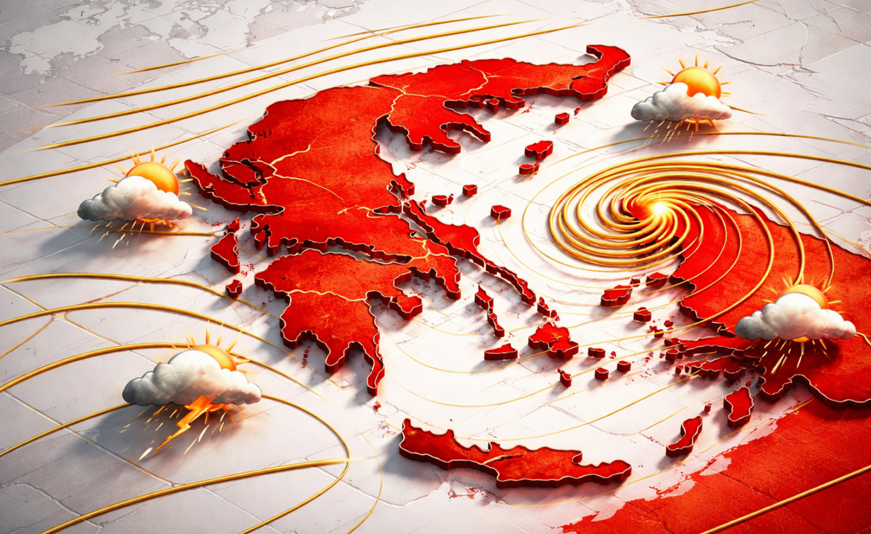 Καιρός: Βαρομετρικό χαμηλό φέρνει ισχυρές βροχές και καταιγίδες το Σαββατοκύριακο