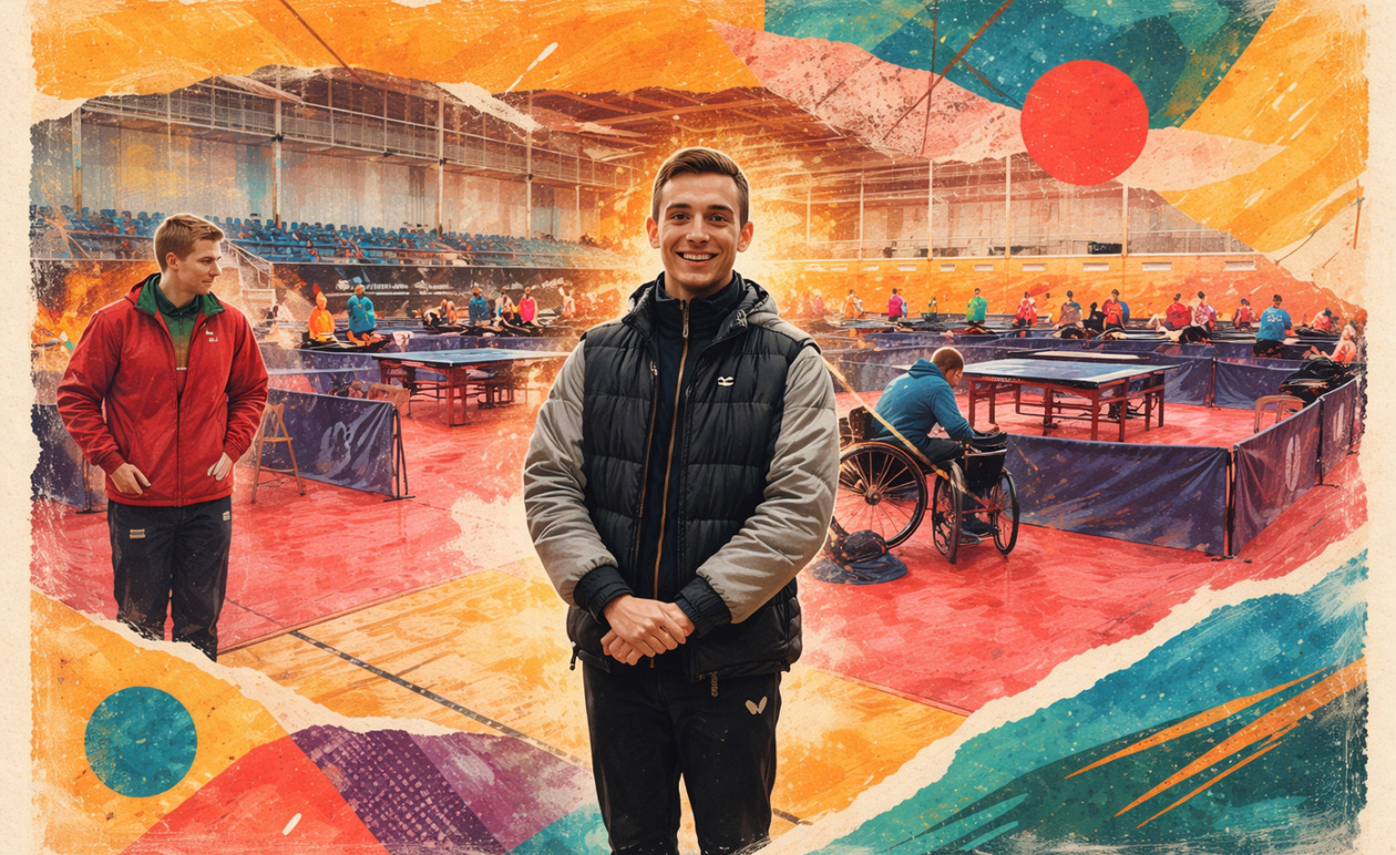 Παναθηναϊκός: Σπουδαίες εμπειρίες για τον Δημήτρη Αδαμαντίδη στο Παγκόσμιο Κύπελλο πινγκ πονγκ ΑμεΑ