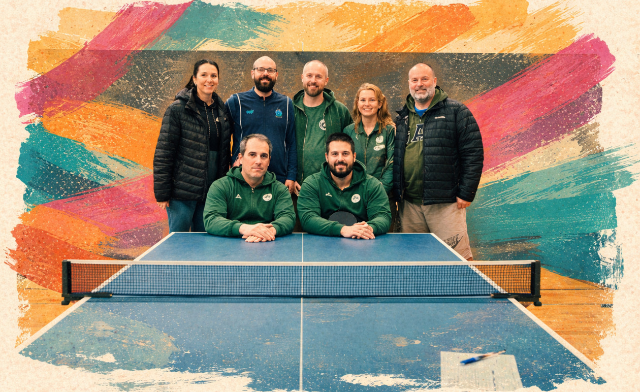 Παναθηναϊκός: Η μάχη της ομάδας πινγκ πονγκ ΑμεΑ στη Λυκόβρυση κόντρα στη Μαγκουφάνα