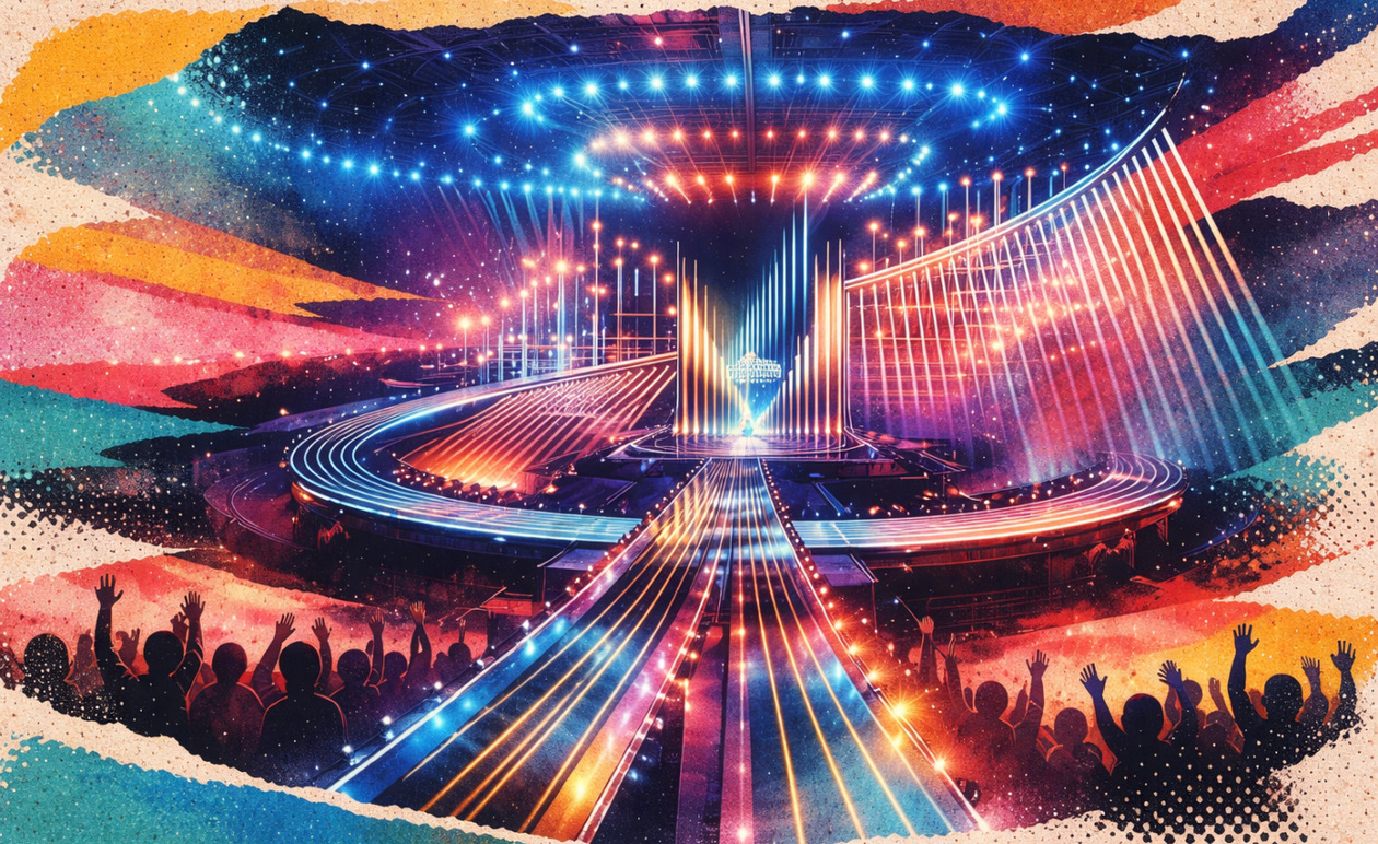 Eurovision 2026: Ο Ακύλας στη σκηνή του Wiener Stadthalle με το εκρηκτικό «Ferto»