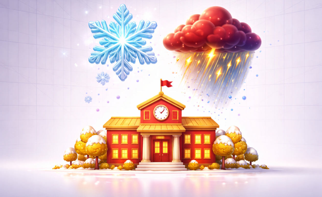 Κακοκαιρία: Κλειστά σχολεία την Τετάρτη 21 Ιανουαρίου στην Αττική και την επικράτεια