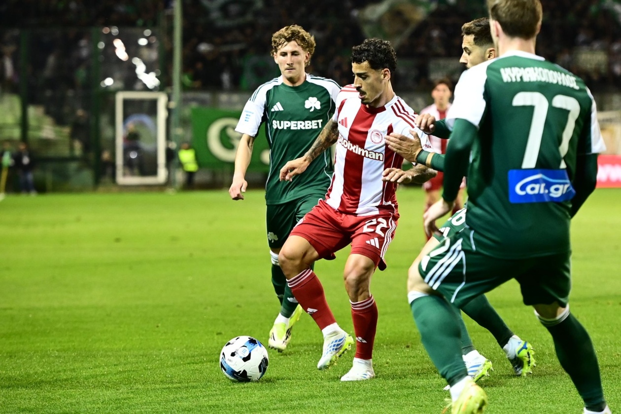 Παναθηναϊκός – Ολυμπιακός 0-2: «Ερυθρόλευκη» κυριαρχία στη Λεωφόρο και άλμα για τον τίτλο