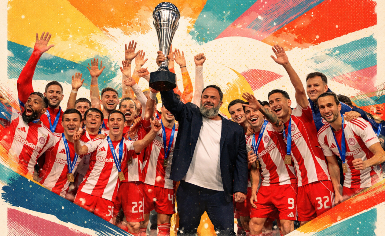 Ολυμπιακός: Το μήνυμα του Βαγγέλη Μαρινάκη για το «χρυσό τρεμπλ» των 100 χρόνων