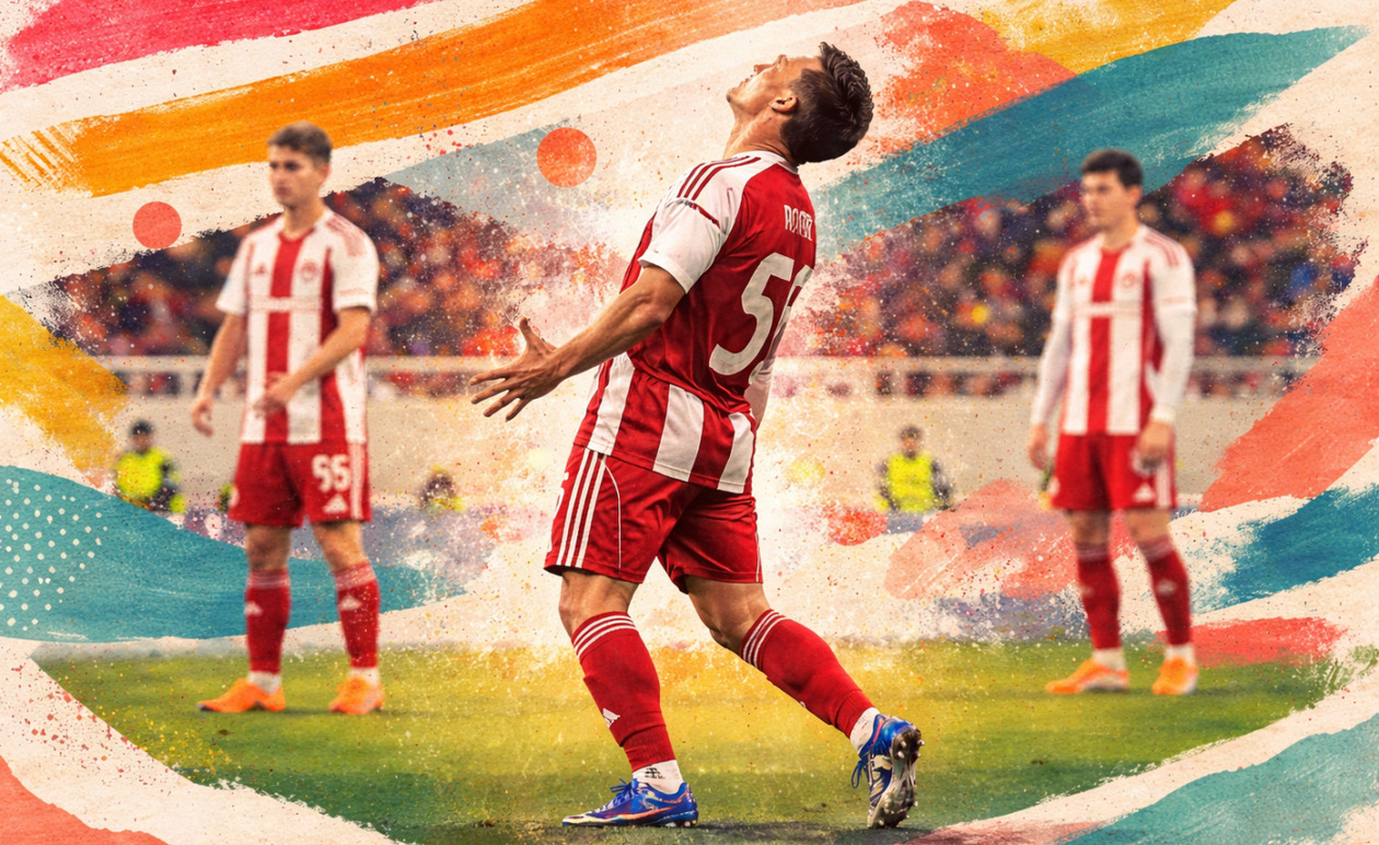 Ολυμπιακός: “Λευκή” ισοπαλία με την ΑΕΛ σε ένα ματς με σωρεία χαμένων ευκαιριών