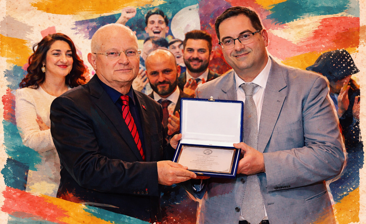 Βαγγέλης Μαρινάκης: Τιμητική βράβευση από το Βιοτεχνικό Επιμελητήριο Πειραιά