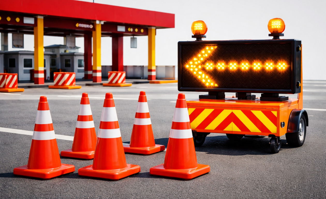 Αφίδνες: Κυκλοφοριακές ρυθμίσεις και κλείσιμο λωρίδων στα διόδια από 25 Φεβρουαρίου