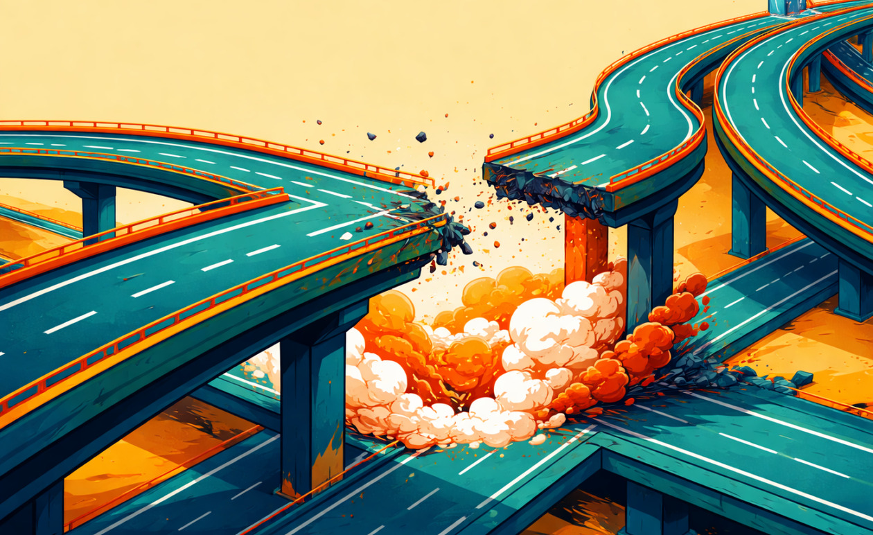 Θεσσαλονίκη: Άνοιξε ο Περιφερειακός μετά την κατεδάφιση της γέφυρας Πανοράματος για το FlyOver