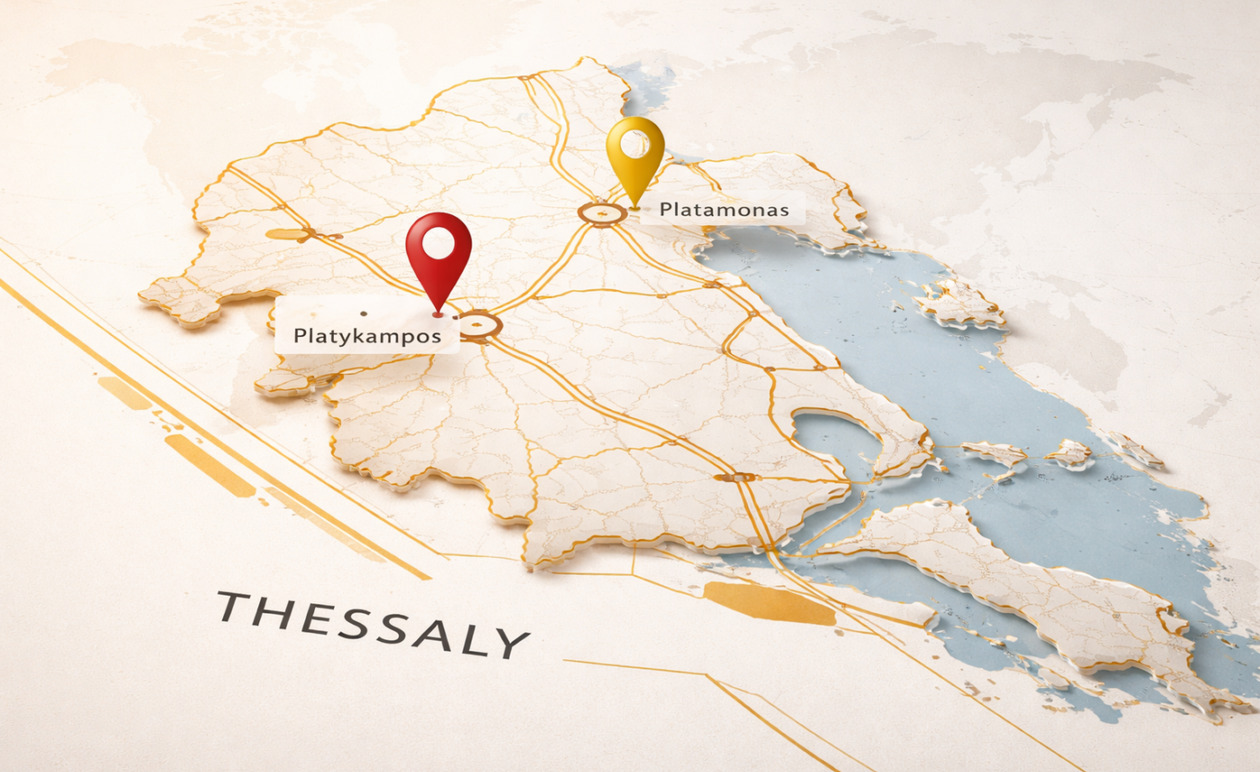 Π.Α.Θ.Ε.: Νέα διακοπή κυκλοφορίας από Πλατύκαμπο έως Πλαταμώνα λόγω αγροτικών κινητοποιήσεων