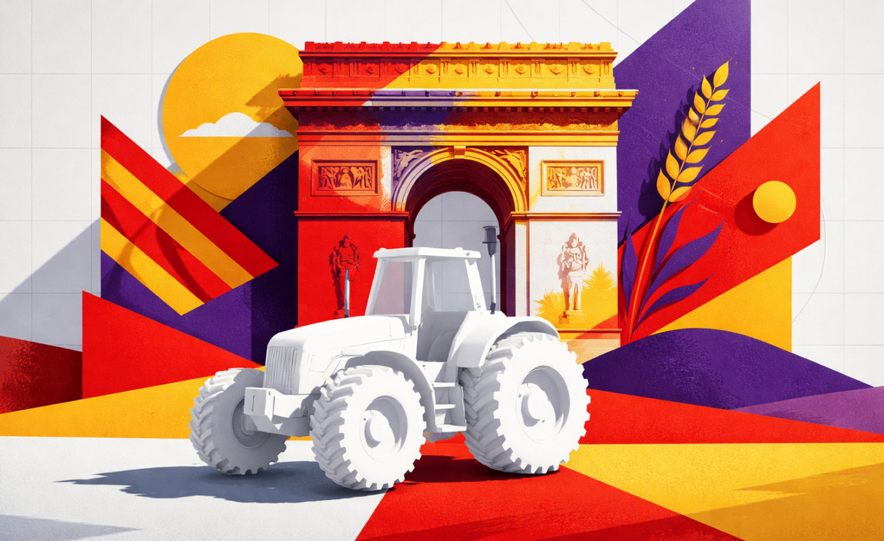 Γαλλία: Εκατοντάδες τρακτέρ πολιορκούν το Παρίσι για τη συμφωνία ΕΕ-Mercosur